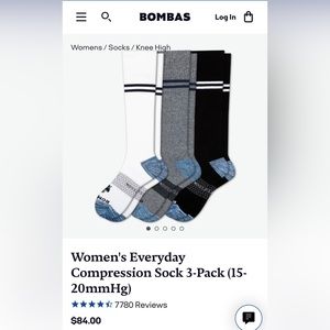 NWT Bombas 3-pack women’s compression socks